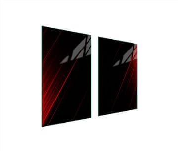 TMK ZAŠTITNA PLOČA OD STAKLA ZA KUHINJU 65x52 CRNA