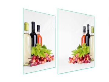 TMK ZAŠTITNA PLOČA OD STAKLENA ZA ŠTEDNJAK 70x52 ZA VINO