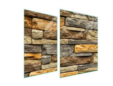 TMK ZAŠTITNA PLOČA OD STAKLA ZA PEĆ 70x52 CIGLENA