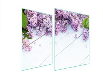 TMK ZAŠTITNA PLOČA OD STAKLA ZA ŠTEDNJAK 70x52 LILAC