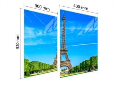 TMK ZAŠTITNA PLOČA OD STAKLA ZA ŠTEDNJAK 70x52 PARIZ