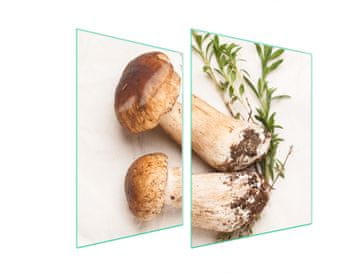 TMK ZAŠTITNA PLOČA OD STAKLENA ZA ŠTEDNJAK 70x52 GLJIVE