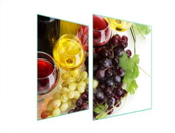 TMK ZAŠTITNA PLOČA OD STAKLENA ZA ŠTEDNJAK 70x52 ZA VINO