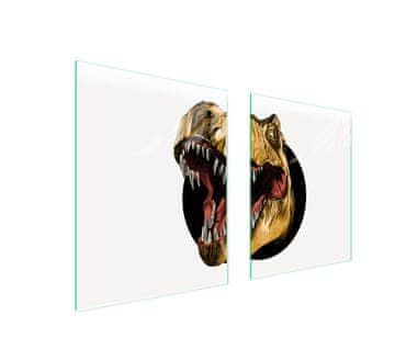 TMK ZAŠTITNA PLOČA OD STAKLA ZA ŠTEDNJAK 85x52 DINOSAUR