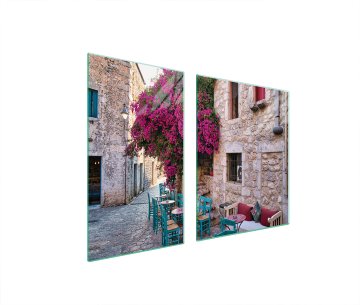 TMK STAKLENI TANJUR I DASKA ZA REZANJE 100x52 ULICA