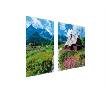 TMK STAKLENI TANJUR i DASKA ZA REZANJE 100x52 VRH