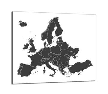 TMK Staklena zaštitna ploča za štednjak 60x52 Mapa