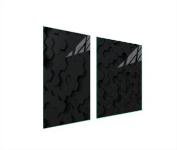 TMK STAKLENI TANJUR I DASKA ZA REZANJE 100x52 UZORAK