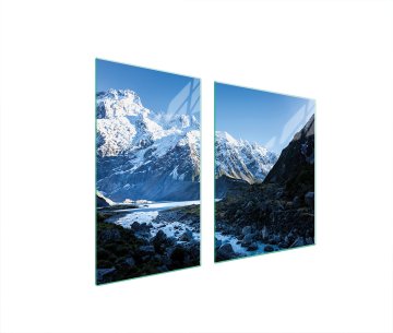 TMK STAKLENI TANJUR i DASKA ZA REZANJE 100x52 VRH