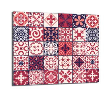 TMK Staklena zaštitna ploča za štednjak 60x52 Mosaic