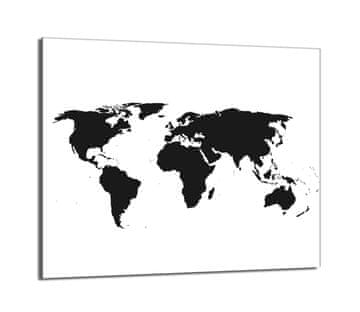 TMK Staklena zaštitna ploča za štednjak 60x52 Mapa