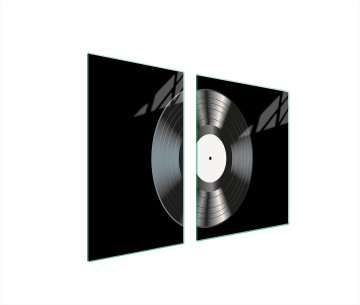 TMK STAKLENI TANJUR I DASKA ZA REZANJE 100x52 VINIL