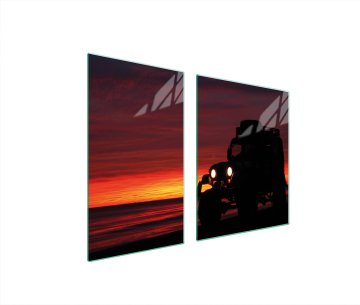 TMK STAKLENI TANJUR I DASKA ZA REZANJE 100x52 AUTO