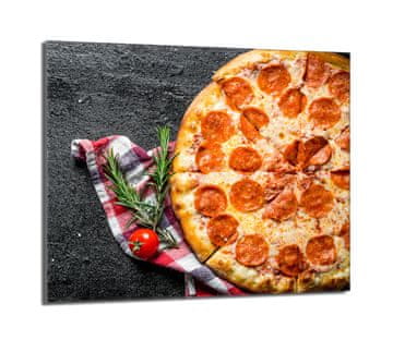 TMK Staklena zaštitna ploča za štednjak 60x52 Pizza