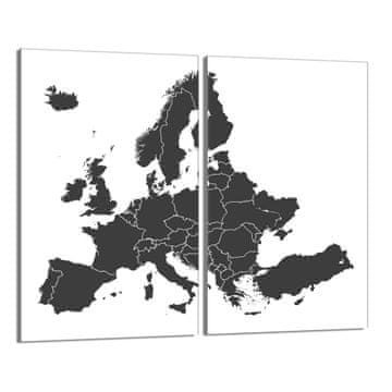 TMK Staklena zaštitna ploča za štednjak 2x30x52 Mapa