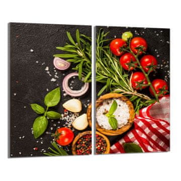 TMK Staklena zaštitna ploča za štednjak 2x30x52 Food