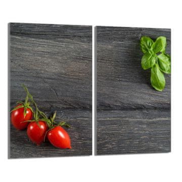 TMK Staklena zaštita za štednjak 2x30x52 Rajčice