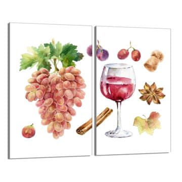 TMK Staklena zaštitna ploča za štednjak 2x30x52 Vino
