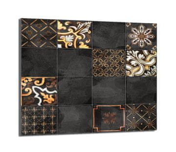 TMK Staklena zaštitna ploča za štednjak 60x52 Mosaic