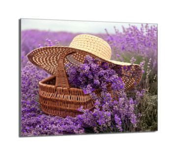 TMK Staklena zaštita za ploču za kuhanje 60x52 Lavanda