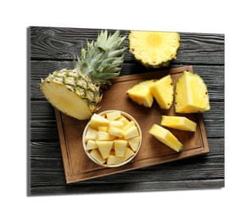 TMK Staklena zaštita za ploču za kuhanje 60x52 Ananas