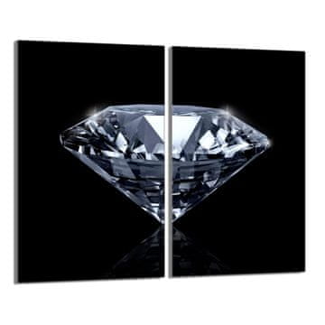 TMK Staklena zaštitna ploča za štednjak 2x30x52 Diamond