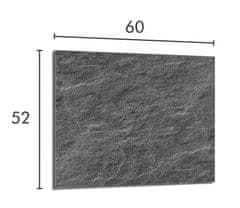 TMK Zaštitna ploča za stakleni štednjak 60x52 Škriljevac