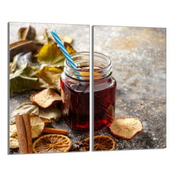 TMK Staklena zaštitna ploča za štednjak 2x30x52 Food