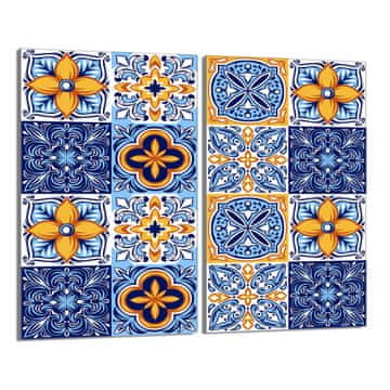 TMK Staklena zaštitna ploča za štednjak 2x30x52 Mosaic