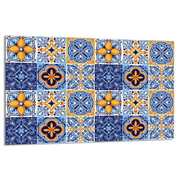 TMK Staklena zaštitna ploča za štednjak 80x52 Mosaic