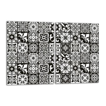 TMK Staklena zaštitna ploča za štednjak 2x40x52 Mosaic