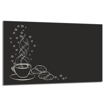 TMK Staklena zaštita za ploču za kuhanje 80x52 Kava