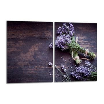 TMK Staklena zaštitna ploča za štednjak 2x40x52 Lavanda