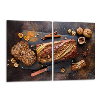 TMK Staklena zaštitna ploča za štednjak 2x40x52 Kruh