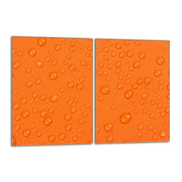 TMK Staklena zaštitna ploča za štednjak 2x40x52 Drops