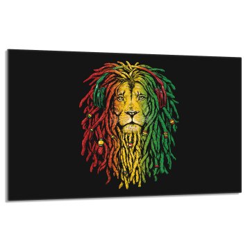 TMK Staklena zaštitna ploča za štednjak 80x52 Lion