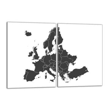 TMK Staklena zaštitna ploča za štednjak 2x40x52 Mapa