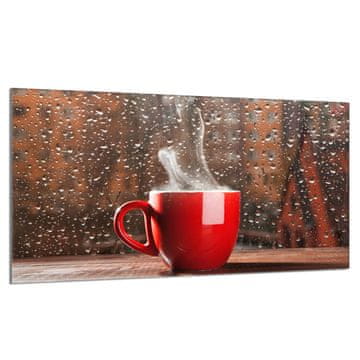 TMK Staklena zaštita za ploču za kuhanje 90x52 Kava