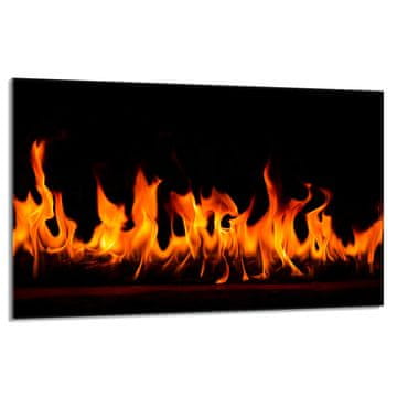 TMK Staklena zaštitna ploča za peć 80x52 Fire