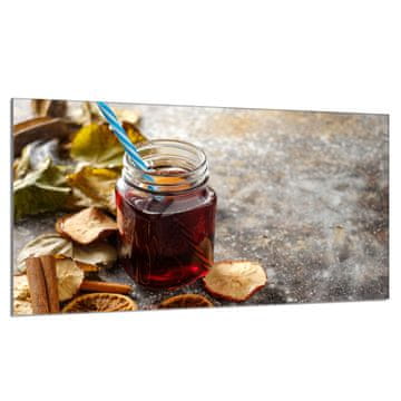 TMK Staklena zaštitna ploča za štednjak 90x52 Food