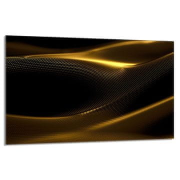 TMK Staklena zaštitna ploča za štednjak 80x52 zlatna