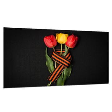 TMK Staklena zaštita za ploču za kuhanje 90x52 Roses