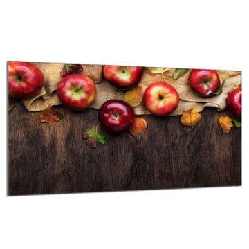 TMK Staklena zaštita za ploču za kuhanje 90x52 Jabuke