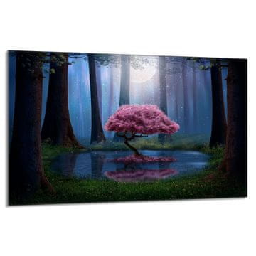 TMK Staklena zaštitna ploča za štednjak 80x52 Tree