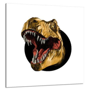 TMK STAKLENA PLOČA ZA KUHINJU 60x65 Dinosaur