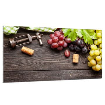 TMK Staklena zaštita za ploču za kuhanje 90x52 Voće