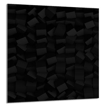 TMK STAKLENA PLOČA ZA KUHINJU 60x65 Crna