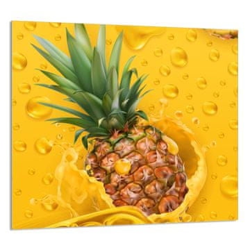 TMK STAKLENA PLOČA ZA KUHINJU 65x60 Ananas