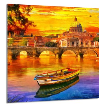 TMK STAKLENA PLOČA ZA KUHINJU 60x65 Brod