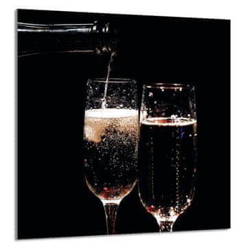 TMK STAKLENA PLOČA ZA KUHINJU 60x65 Vino